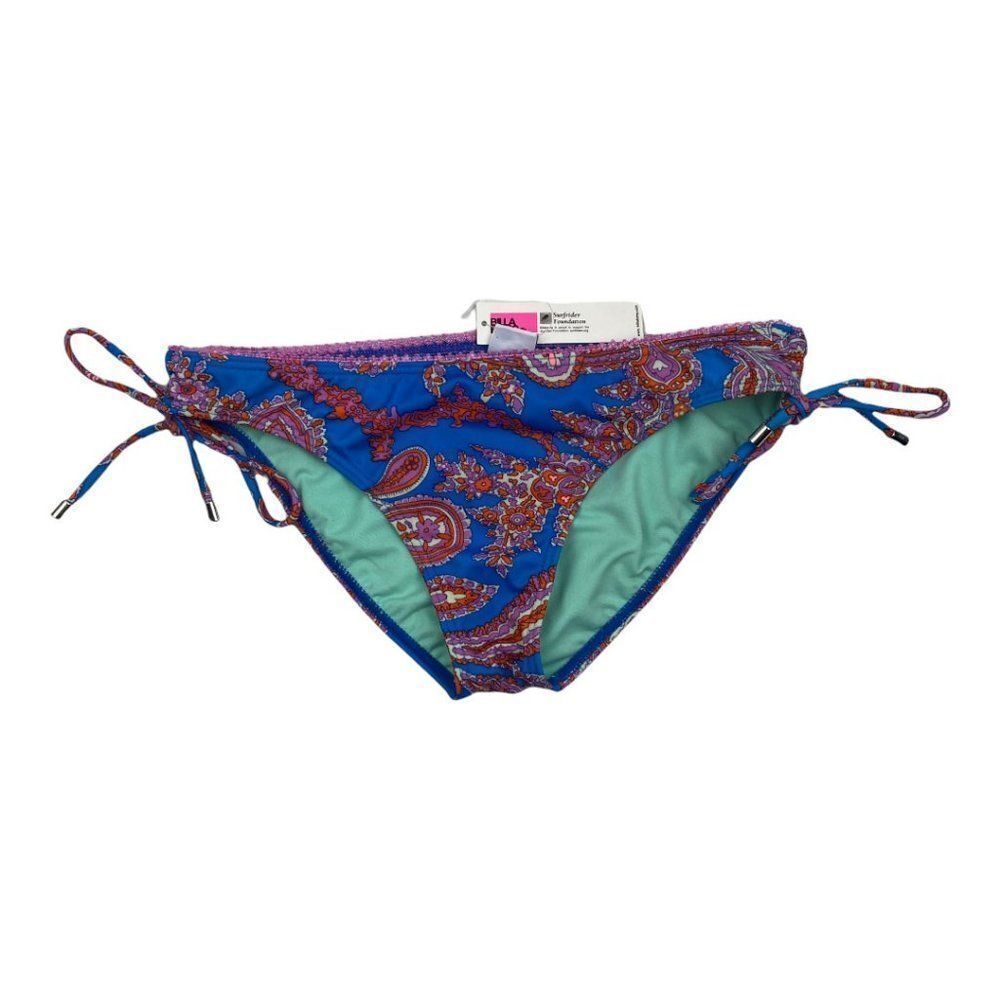 Billabong Floral Lace Trim Bikini w Tassels US M